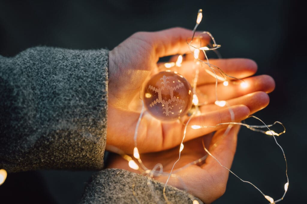 Vánoční kuličky z orloje